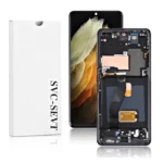 Genuine LCD Screen and Digitizer For Samsung Galaxy S21 Ultra 5G SM-G998B With Frame